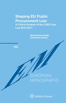 Shaping EU Public Procurement Law