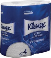 Kleenex toiletpapier 4-laags extra comfort 4 rollen 160 vel per rol