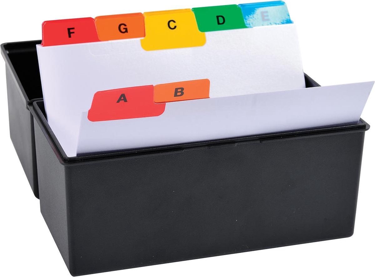 Exacompta tabbladen voor systeemkaartenbakken, 25 tabs, ft A7