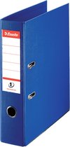 Esselte No.1 Power PP Ordner Van Hoge Kwaliteit Met Etikethouder - 2-Gaats Met Een Rugbreedte Van 75mm - Capaciteit: 500 A4-Vel - FSC® Gecertificeerd - Blauw - Voor Thuiswerken - Ideaal Voor 