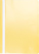 Pergamy snelhechtmap, ft A4, PP, pak van 25 stuks, geel