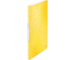 Leitz WOW Showalbum - A4 - PP - 20 Hoezen - Geel