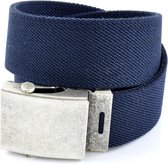 Riemen & Co Herenriem Elastisch 2030 - Blauw - 90 cm