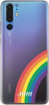 6F hoesje - geschikt voor Huawei P30 Pro -  Transparant TPU Case - #LGBT - Rainbow #ffffff