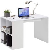 Medina Bureau met zijschappen 117x72,9x73,5 cm wit