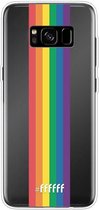 6F hoesje - geschikt voor Samsung Galaxy S8 Plus -  Transparant TPU Case - #LGBT - Vertical #ffffff