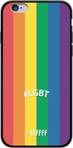 6F hoesje - geschikt voor iPhone 6 -  TPU Case - #LGBT - #LGBT #ffffff