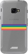 Samsung Galaxy Xcover 4 Hoesje Transparant TPU Case - #LGBT - Horizontal #ffffff