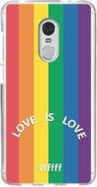 6F hoesje - geschikt voor Xiaomi Redmi 5 -  Transparant TPU Case - #LGBT - Love Is Love #ffffff