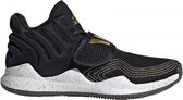 adidas Deep Threat Primeblue kinderen - Sportschoenen - zwart/goud - maat 37 1/3