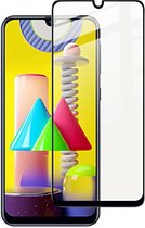 Samsung Galaxy M21 - Full Cover Screenprotector - Case-Friendly - Zwart
