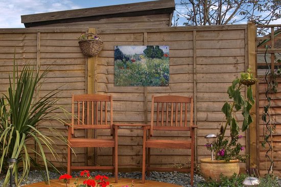 Décoration de Jardin Marguerite Gachet dans le jardin - Peinture de Vincent van Gogh - 40x30 cm