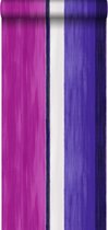 Origin behang strepen roze en paars - 346928 - 53 cm x 10,05 m