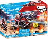 PLAYMOBIL Stunt Show  Véhicule et pompier  - 70554