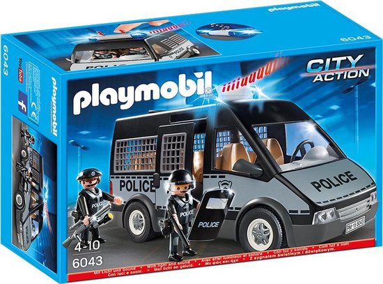 Playmobil Politie celwagen met licht en geluid 6043