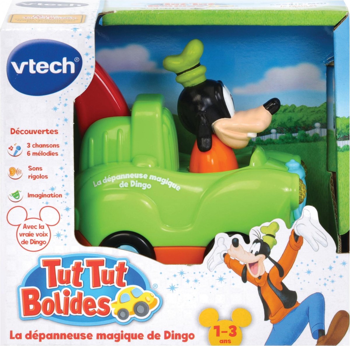 Tut Tut Bolides Véhicule Mickey et ses Amis, VTECH Disney, dès 1 an, Modèle Aléatoire - Jeux - Jouets