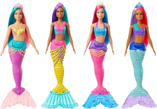 Barbie Tienerpop Dreamtopia: Zeemeermin 30 Cm Blauw/roze — afbeelding 3