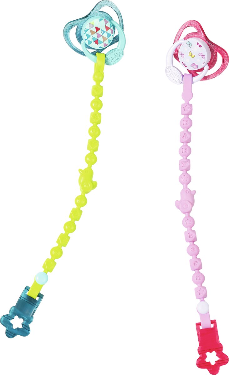 BABY born Dummy with Dummy Chain Sucette de bébé et attache