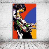 Jimmy Page Pop Art Poster - 120 x 80 cm - Fotopapier Mat 180 gr - Popart Wanddecoratie