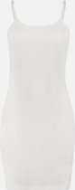 Silvercreek  Blake Basic Jurk  Vrouwen White Offwhite