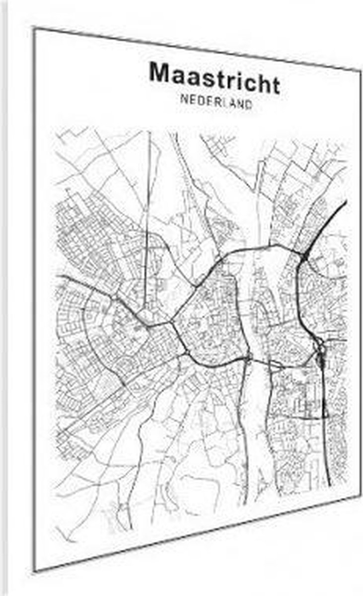 Stadskaart Maastricht - Poster 80x60