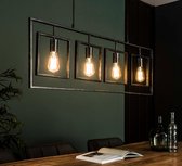 DePauwWonen - 4L Turn square Hanglamp - E27 Fitting - Charcoal - Hanglampen Eetkamer, Woonkamer, Industrieel, Plafondlamp, Slaapkamer, Designlamp voor Binnen
