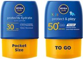 Nivea Sun Zonnebrandcréme Pocketsize Family Pakket