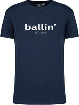 Ballin Est. 2013 - Heren Tee SS Regular Fit Shirt - Blauw - Maat XXL