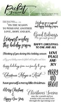 Inside Quotes: Christmas Clear Stamps (C-113)