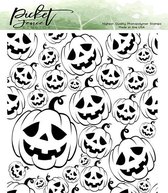 Jack-O-Lanterns Clear Stamps (H-110)