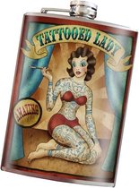 Heupfles - Tattooed Lady