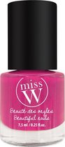 Miss W Pro Nagellak Dames 7,5 Ml Veganistisch Bright Pink 6