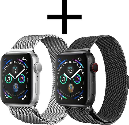 Geschikt Voor Apple Watch Bandje - Horloge Band Voor Apple Watch 38/40 mm  Milanees - | bol.com