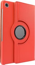 Case2go - Tablet Hoes geschikt voor Lenovo Tab M10 HD - 2e Generatie (TB-X306) - Draaibare Book Case Cover - 10.1 Inch - Oranje