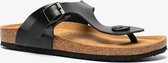 Dames bio teenslippers zwart - Zwart - Maat 39