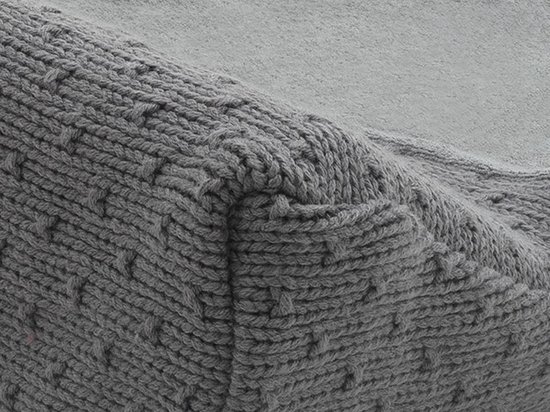 Jollein Aankleedkussenhoes Bliss Knit 50x70cm - Storm Grey — afbeelding 5