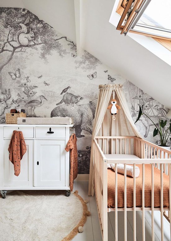 Jollein - Baby Hoeslaken Ledikant Jersey (Nougat) - Katoen - 60x120cm