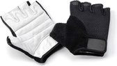 Stiel Fitness handschoenen - Sporthandschoenen - Fit Easy - Zwart / Wit - M