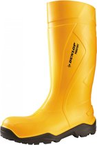 Dunlop C762241 Purofort + Bottes au genou jaunes S5 Unisexe