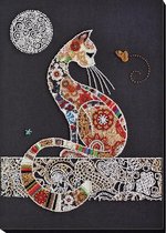 KRALEN BORDUURPAKKET - PARELS BORDUREN - CAT AND MOTH - ABRIS ART