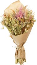 Droogboeket Roze ↨ 60cm - bloemen - boeket - boeketje - bloem - droogbloemen - bloempot - cadeautje