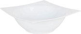 Saladekom Zen Porselein Wit (22 x 22 x 7 cm)