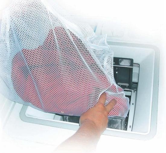 MSV Sac à linge pour linge délicat/sac à linge - blanc - taille XL - 60 x 90 cm