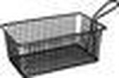 Mand voor aperatieven Zwart (20 X 12 x 8 cm) - Frietmand - Mand - Aperatieven mand
