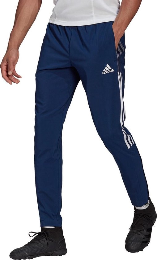 adidas - Tiro 21 Woven Pants - Geweven Trainingsbroek - XL - Blauw | bol.com