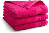 Seashell Hotel Collectie Handdoek - Roze - 3 stuks - 50x100cm