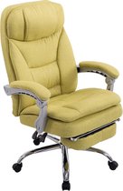 CLP XL Troy Bureaustoel - Ergonomisch - Voor volwassenen - Met armleuningen - Stof - groen