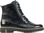 Waldlaufer Vrouwen Leren       Veterboots / Laarzen / Damesschoenen 683801 lak - Zwart - Maat 36.5