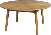 Nancy's Red Bank Salontafel - Modern - Naturel, Bruin - Eiken, Mdf - 80 cm x 80 cm x 40 cm