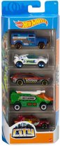 Hot Wheels Autoset City 7,5 Cm Staal 5-delig